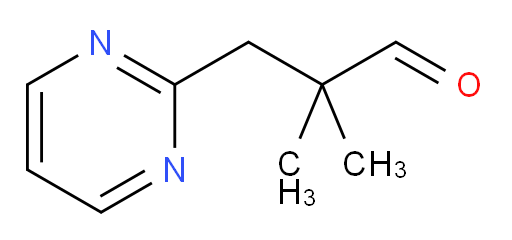 2,2-dimethyl-3-(pyrimidin-2-yl)propanal