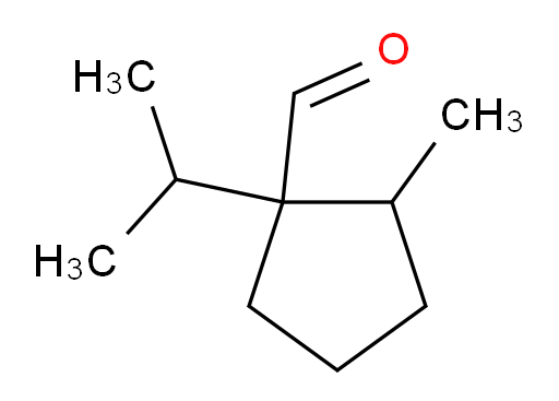2-methyl-1-(propan-2-yl)cyclopentane-1-carbaldehyde