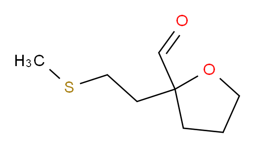 2-[2-(methylsulfanyl)ethyl]oxolane-2-carbaldehyde