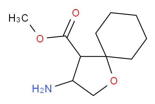 methyl 3-amino-1-oxaspiro[4.5]decane-4-carboxylate