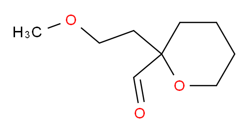 2-(2-methoxyethyl)oxane-2-carbaldehyde