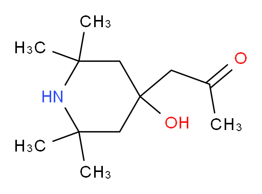 1-(4-hydroxy-2,2,6,6-tetramethylpiperidin-4-yl)propan-2-one