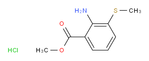 methyl 2-amino-3-(methylsulfanyl)benzoate hydrochloride