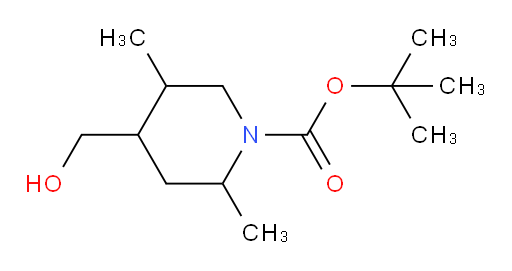 tert-butyl 4-(hydroxymethyl)-2,5-dimethylpiperidine-1-carboxylate
