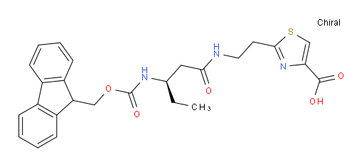 2-{2-[(3R)-3-({[(9H-fluoren-9-yl)methoxy]carbonyl}amino)pentanamido]ethyl}-1,3-thiazole-4-carboxylic acid
