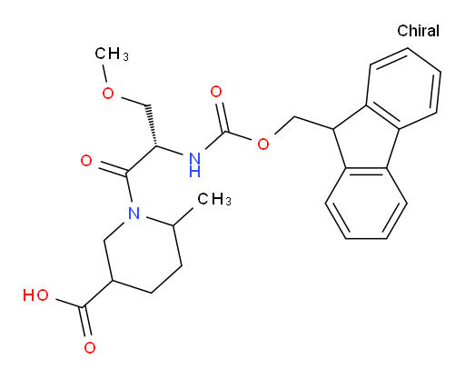 1-[(2S)-2-({[(9H-fluoren-9-yl)methoxy]carbonyl}amino)-3-methoxypropanoyl]-6-methylpiperidine-3-carboxylic acid