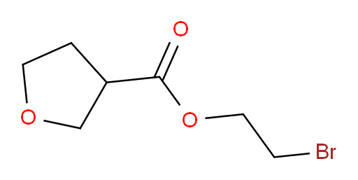 2-bromoethyl oxolane-3-carboxylate