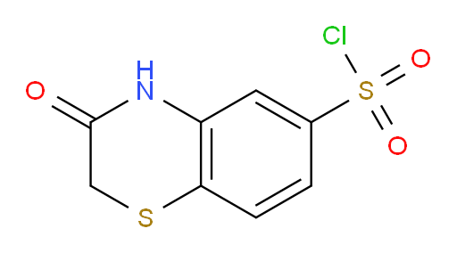 3-oxo-3,4-dihydro-2H-1,4-benzothiazine-6-sulfonyl chloride