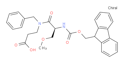 3-[(2S)-N-benzyl-2-({[(9H-fluoren-9-yl)methoxy]carbonyl}amino)-3-methoxypropanamido]propanoic acid