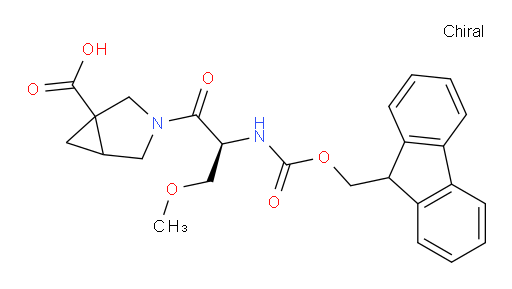 3-[(2S)-2-({[(9H-fluoren-9-yl)methoxy]carbonyl}amino)-3-methoxypropanoyl]-3-azabicyclo[3.1.0]hexane-1-carboxylic acid