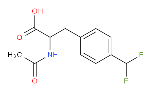 3-[4-(difluoromethyl)phenyl]-2-acetamidopropanoic acid