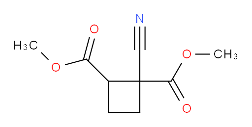 1,2-dimethyl 1-cyanocyclobutane-1,2-dicarboxylate