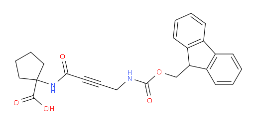 1-[4-({[(9H-fluoren-9-yl)methoxy]carbonyl}amino)but-2-ynamido]cyclopentane-1-carboxylic acid