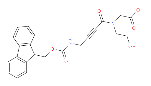 2-[4-({[(9H-fluoren-9-yl)methoxy]carbonyl}amino)-N-(2-hydroxyethyl)but-2-ynamido]acetic acid