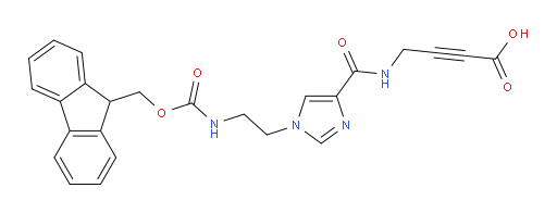 4-({1-[2-({[(9H-fluoren-9-yl)methoxy]carbonyl}amino)ethyl]-1H-imidazol-4-yl}formamido)but-2-ynoic acid