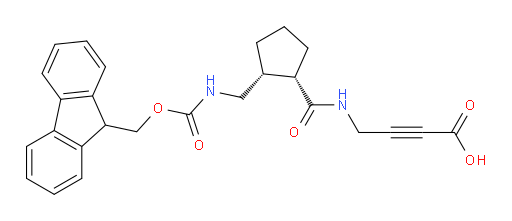 rac-4-{[(1R,2S)-2-[({[(9H-fluoren-9-yl)methoxy]carbonyl}amino)methyl]cyclopentyl]formamido}but-2-ynoic acid