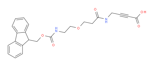 4-{3-[2-({[(9H-fluoren-9-yl)methoxy]carbonyl}amino)ethoxy]propanamido}but-2-ynoic acid
