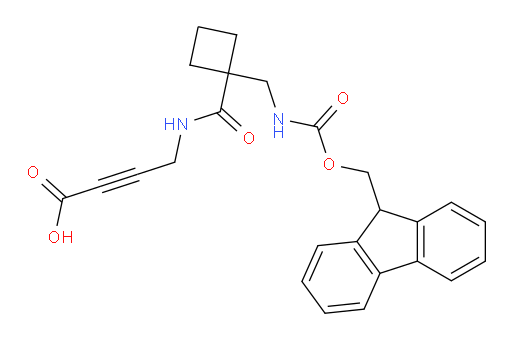 4-({1-[({[(9H-fluoren-9-yl)methoxy]carbonyl}amino)methyl]cyclobutyl}formamido)but-2-ynoic acid
