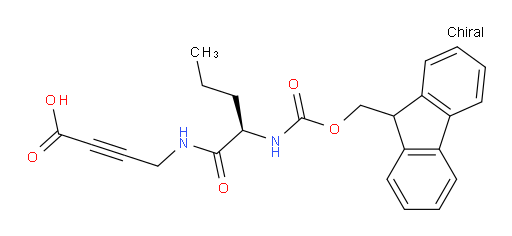 4-[(2R)-2-({[(9H-fluoren-9-yl)methoxy]carbonyl}amino)pentanamido]but-2-ynoic acid