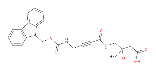 4-[4-({[(9H-fluoren-9-yl)methoxy]carbonyl}amino)but-2-ynamido]-3-hydroxy-3-methylbutanoic acid