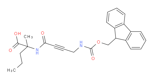 2-[4-({[(9H-fluoren-9-yl)methoxy]carbonyl}amino)but-2-ynamido]-2-methylpentanoic acid