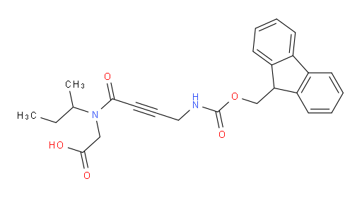 2-[N-(butan-2-yl)-4-({[(9H-fluoren-9-yl)methoxy]carbonyl}amino)but-2-ynamido]acetic acid
