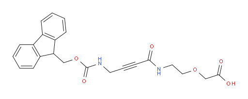 2-{2-[4-({[(9H-fluoren-9-yl)methoxy]carbonyl}amino)but-2-ynamido]ethoxy}acetic acid