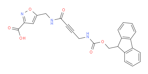 5-{[4-({[(9H-fluoren-9-yl)methoxy]carbonyl}amino)but-2-ynamido]methyl}-1,2-oxazole-3-carboxylic acid