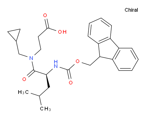 3-[(2S)-N-(cyclopropylmethyl)-2-({[(9H-fluoren-9-yl)methoxy]carbonyl}amino)-4-methylpentanamido]propanoic acid