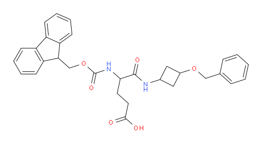 4-{[3-(benzyloxy)cyclobutyl]carbamoyl}-4-({[(9H-fluoren-9-yl)methoxy]carbonyl}amino)butanoic acid