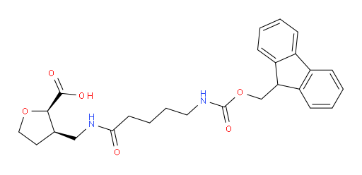 rac-(2R,3R)-3-{[5-({[(9H-fluoren-9-yl)methoxy]carbonyl}amino)pentanamido]methyl}oxolane-2-carboxylic acid