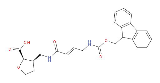 rac-(2R,3R)-3-{[4-({[(9H-fluoren-9-yl)methoxy]carbonyl}amino)but-2-enamido]methyl}oxolane-2-carboxylic acid