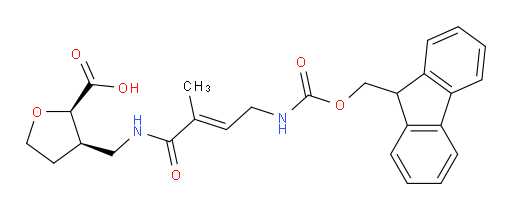 rac-(2R,3R)-3-{[4-({[(9H-fluoren-9-yl)methoxy]carbonyl}amino)-2-methylbut-2-enamido]methyl}oxolane-2-carboxylic acid