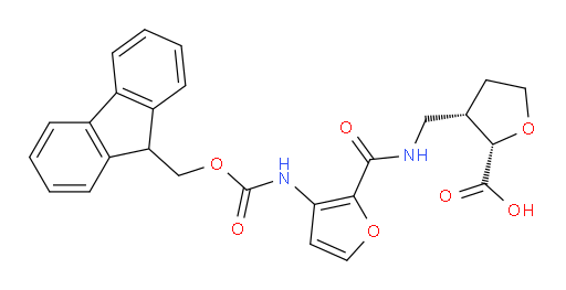 rac-(2R,3R)-3-({[3-({[(9H-fluoren-9-yl)methoxy]carbonyl}amino)furan-2-yl]formamido}methyl)oxolane-2-carboxylic acid