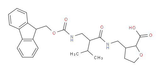 3-({2-[({[(9H-fluoren-9-yl)methoxy]carbonyl}amino)methyl]-3-methylbutanamido}methyl)oxolane-2-carboxylic acid