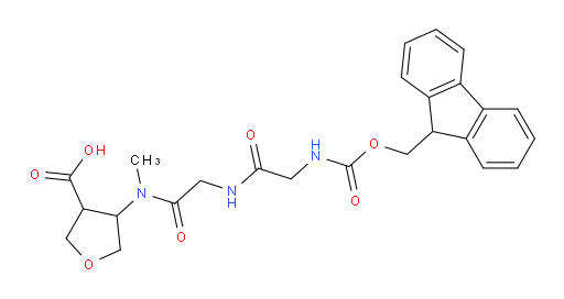 4-{2-[2-({[(9H-fluoren-9-yl)methoxy]carbonyl}amino)acetamido]-N-methylacetamido}oxolane-3-carboxylic acid