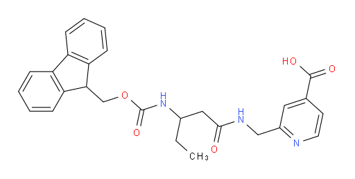 2-{[3-({[(9H-fluoren-9-yl)methoxy]carbonyl}amino)pentanamido]methyl}pyridine-4-carboxylic acid