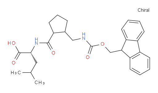 (2R)-2-({2-[({[(9H-fluoren-9-yl)methoxy]carbonyl}amino)methyl]cyclopentyl}formamido)-4-methylpentanoic acid