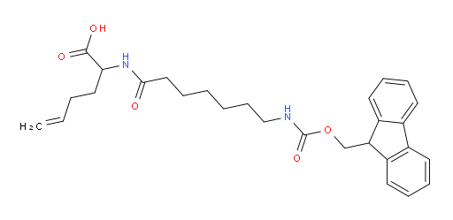 2-[7-({[(9H-fluoren-9-yl)methoxy]carbonyl}amino)heptanamido]hex-5-enoic acid