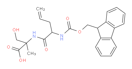 2-[2-({[(9H-fluoren-9-yl)methoxy]carbonyl}amino)pent-4-enamido]-3-hydroxy-2-methylpropanoic acid