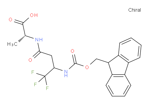 (2R)-2-[3-({[(9H-fluoren-9-yl)methoxy]carbonyl}amino)-4,4,4-trifluorobutanamido]propanoic acid