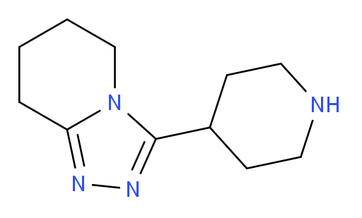 4-{5H,6H,7H,8H-[1,2,4]triazolo[4,3-a]pyridin-3-yl}piperidine