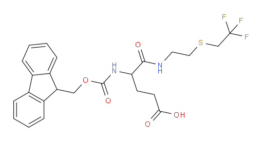 4-({[(9H-fluoren-9-yl)methoxy]carbonyl}amino)-4-({2-[(2,2,2-trifluoroethyl)sulfanyl]ethyl}carbamoyl)butanoic acid