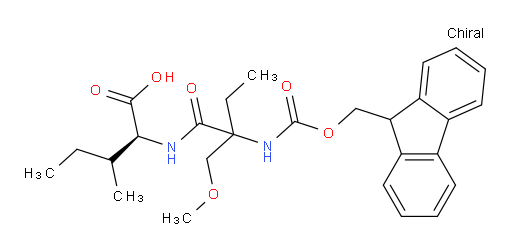 (2S)-2-[2-({[(9H-fluoren-9-yl)methoxy]carbonyl}amino)-2-(methoxymethyl)butanamido]-3-methylpentanoic acid