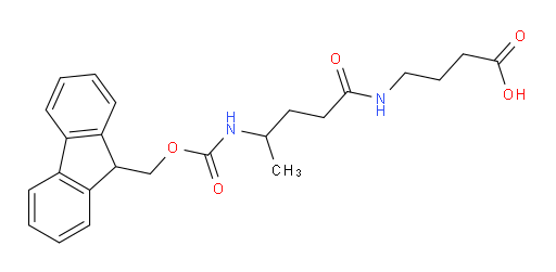 4-[4-({[(9H-fluoren-9-yl)methoxy]carbonyl}amino)pentanamido]butanoic acid
