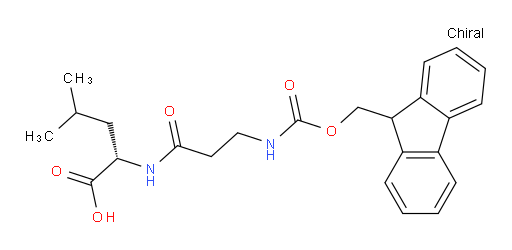 (2S)-2-[3-({[(9H-fluoren-9-yl)methoxy]carbonyl}amino)propanamido]-4-methylpentanoic acid