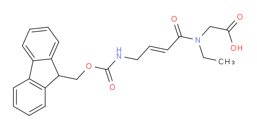 2-[N-ethyl-4-({[(9H-fluoren-9-yl)methoxy]carbonyl}amino)but-2-enamido]acetic acid