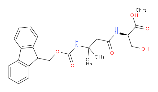 (2R)-2-[3-({[(9H-fluoren-9-yl)methoxy]carbonyl}amino)-3-methylbutanamido]-3-hydroxypropanoic acid