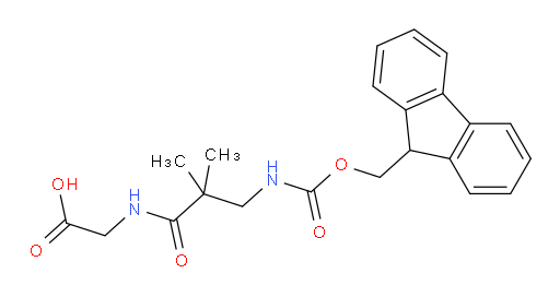 2-[3-({[(9H-fluoren-9-yl)methoxy]carbonyl}amino)-2,2-dimethylpropanamido]acetic acid