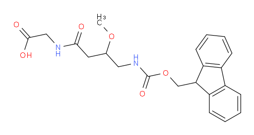2-[4-({[(9H-fluoren-9-yl)methoxy]carbonyl}amino)-3-methoxybutanamido]acetic acid